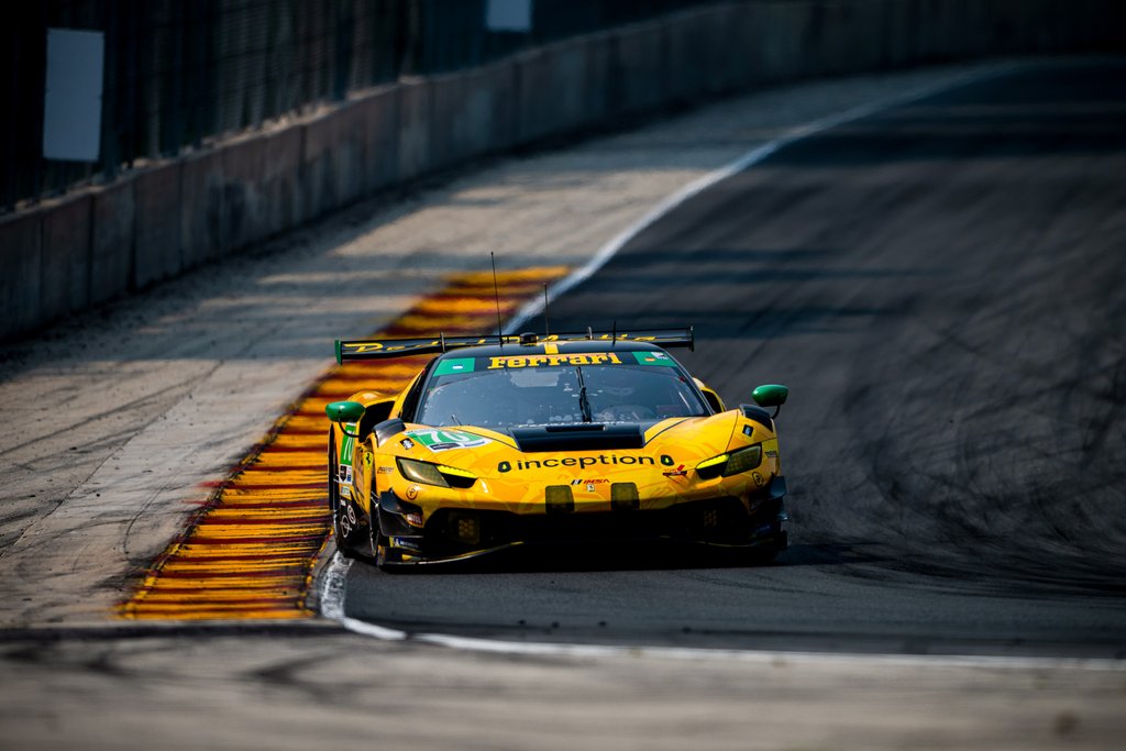 Frederik Schandorff udgik fra IMSA-løb på Road America
(Foto: Inception Racing)
